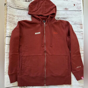 Rapha Hoodie Burnt Red Sweatshirt Size Large Good Condition